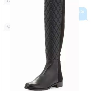 Stuart Weitzman 50/50 Quilted Boots
